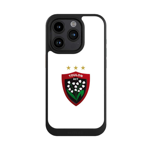 Apple iPhone 15 Pro NIVOcore Logo RC Toulonnais Blanc