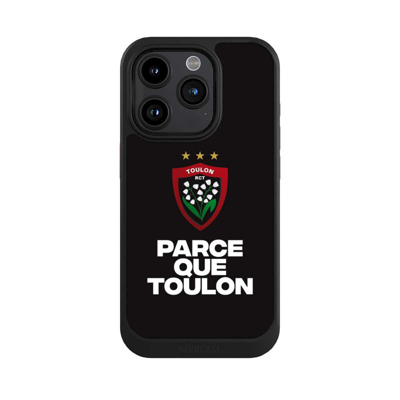 iPhone 15 Pro NIVOcore Parce Que Toulon Noir