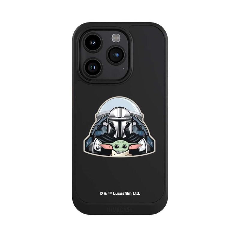iPhone 15 Pro NIVOcore Mando and Grogu Transparent