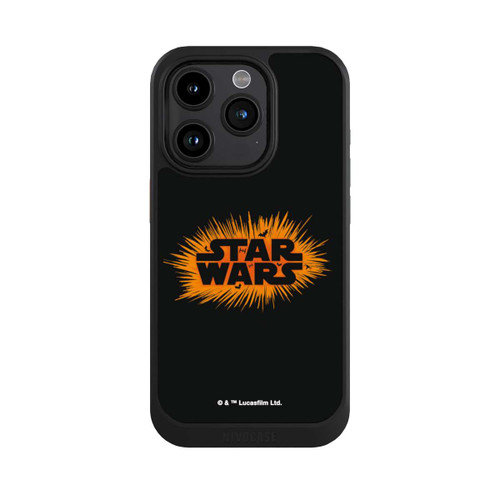 Apple iPhone 15 Pro NIVOcore Star Wars Logo Orange Halloween Explosion