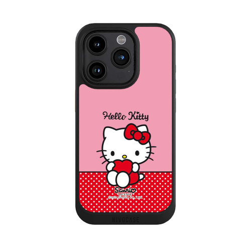 Apple iPhone 15 Pro NIVOcore Hello Kitty sitzend mit Herz