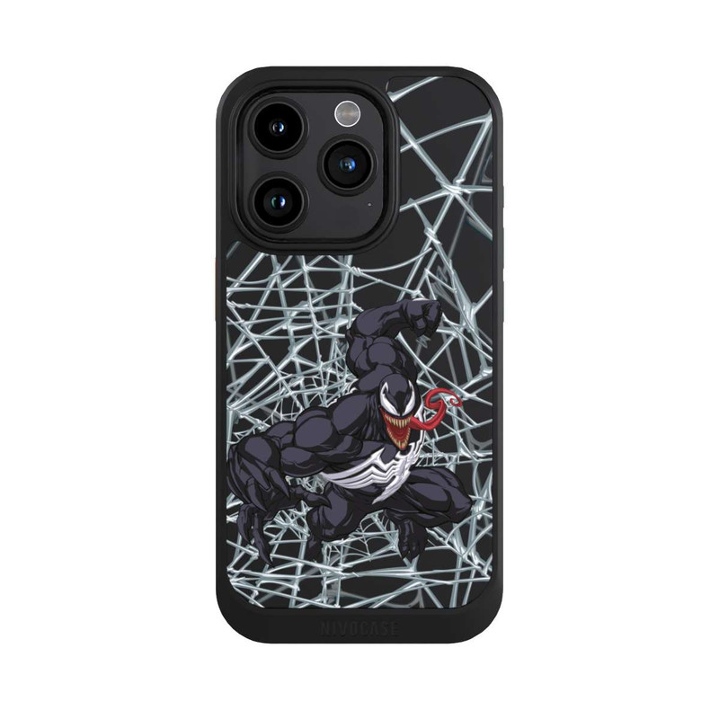 iPhone 15 Pro NIVOcore Venom Spiderweb