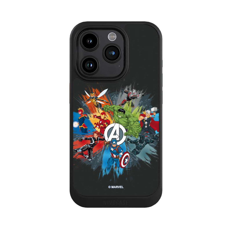 iPhone 15 Pro NIVOcore Marvel's Avengers Black