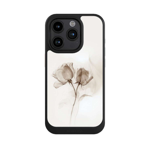 Apple iPhone 15 Pro NIVOcore Braune Rose Blume Nebel