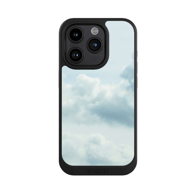 iPhone 15 Pro NIVOcore Pastel Blue Clouds