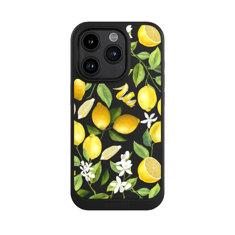 iPhone 15 Pro NIVOcore Lemon Summer Wallpaper Transparent