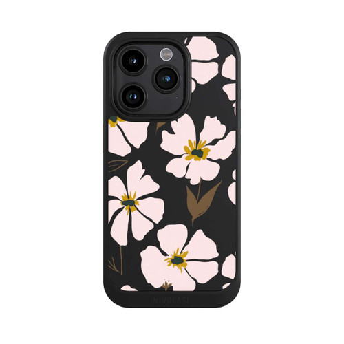 Apple iPhone 15 Pro NIVOcore Simple Pastell Flowers Rose Transparent