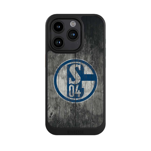 Apple iPhone 15 Pro NIVOcore Schalke 04 Holz Look