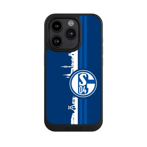 Apple iPhone 15 Pro NIVOcore Schalke 04 Skyline Blau