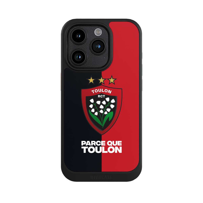 iPhone 15 Pro NIVOcore RCT Logo Rouge Noir
