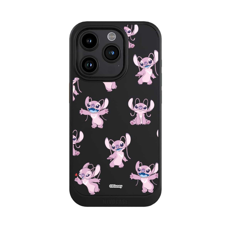 iPhone 15 Pro NIVOcore Angel Faces Pattern Transparent