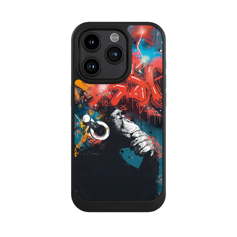 iPhone 15 Pro NIVOcore Chimp Stereo Grafitti