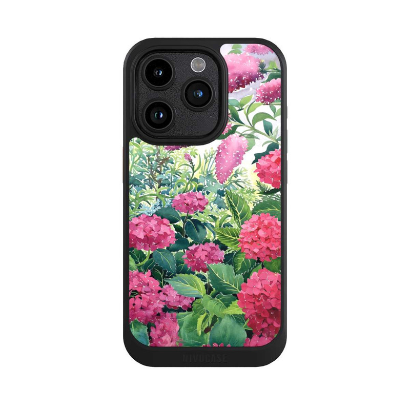 iPhone 15 Pro NIVOcore Garden Hydrangeas and Buddleia by Christopher Ryland