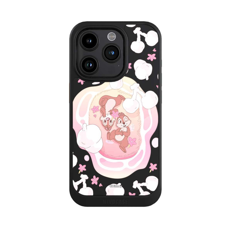 iPhone 15 Pro NIVOcore Chip and Dale Pink Transparent