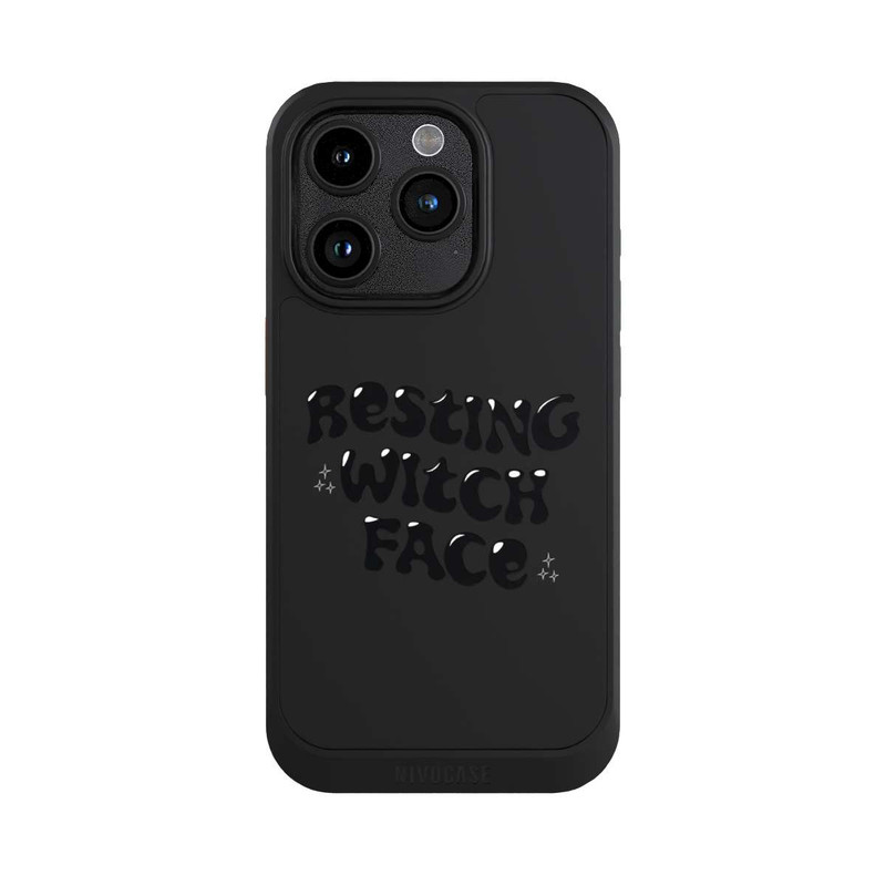 iPhone 15 Pro NIVOcore Resting Witch Face Transparent