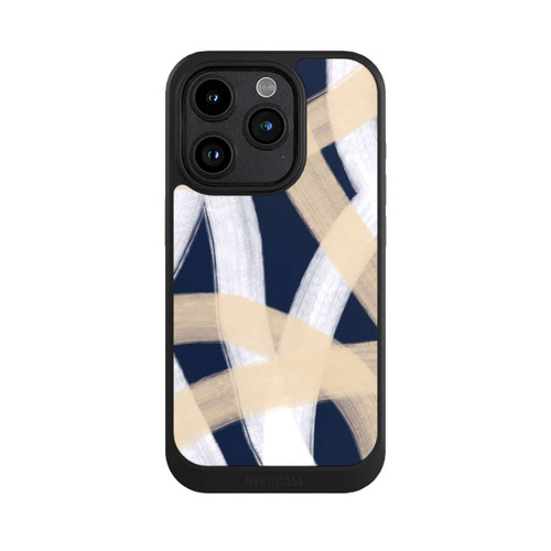 Apple iPhone 15 Pro NIVOcore Laced Up Beije Blue