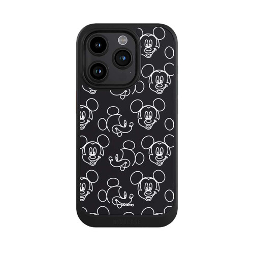 Apple iPhone 15 Pro NIVOcore Disney Mickey Muster Schwarz