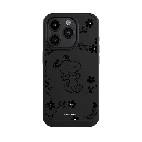 Apple iPhone 15 Pro NIVOcore Snoopy und Flowers Transparent