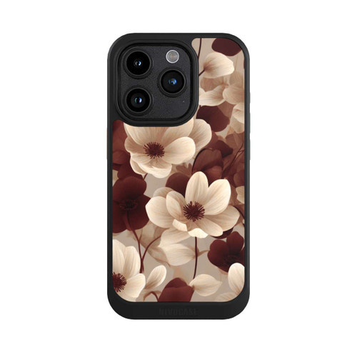 Apple iPhone 15 Pro NIVOcore Naturfarbenes Blumenmuster mit KI