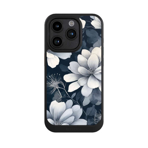 Apple iPhone 15 Pro NIVOcore Negative Flower Blue White with AI