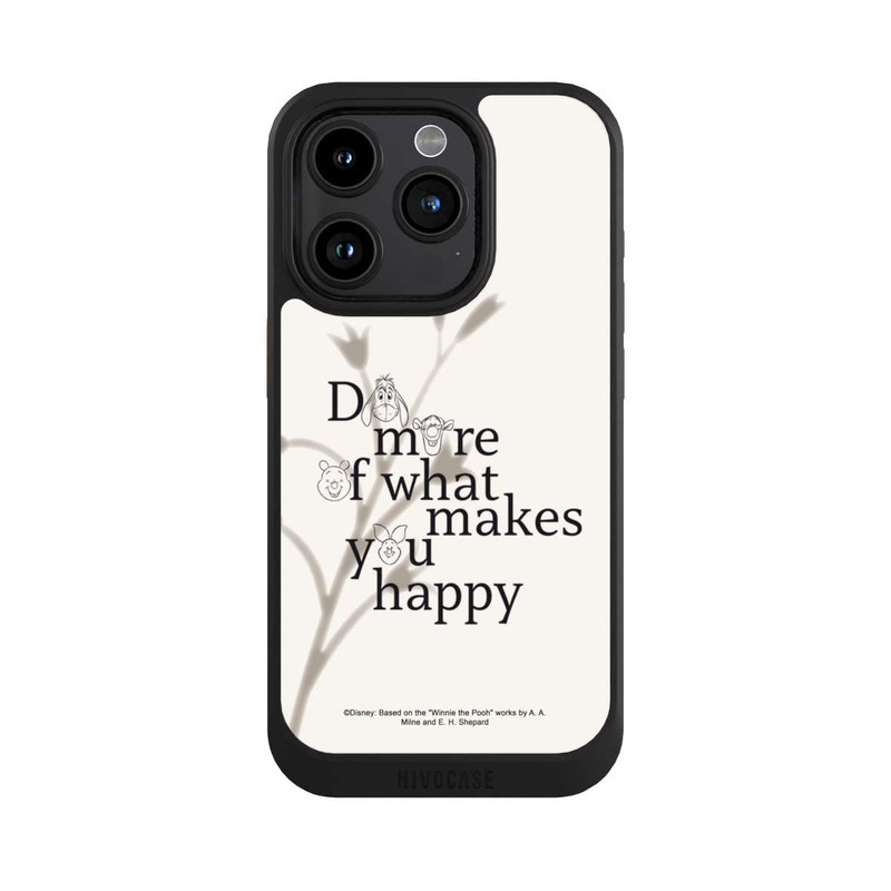 iPhone 15 Pro NIVOcore Do More of What Makes You Happy Winnie Puuh