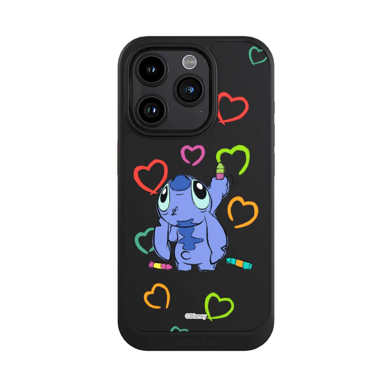 iPhone 15 Pro NIVOcore Stitch Draws a Heart Transparent
