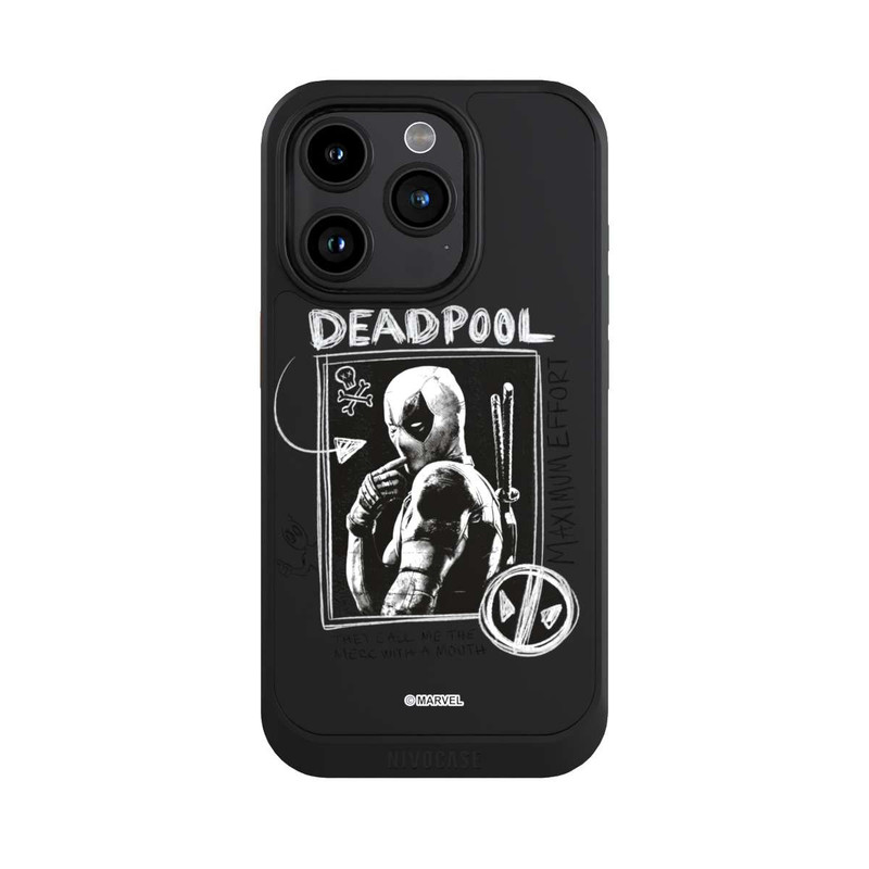 iPhone 15 Pro NIVOcore Deadpool Transparent