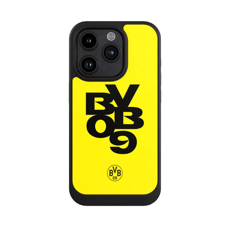 iPhone 15 Pro NIVOcore BVB09 Schwarz Gelb