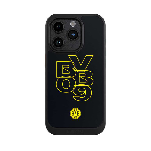 Apple iPhone 15 Pro NIVOcore BVB09 Gelb Schwarz