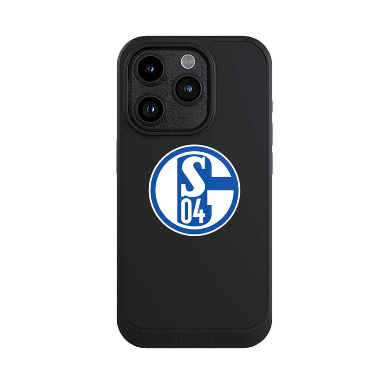 iPhone 15 Pro NIVOcore FC Schalke 04 Logo Transparent