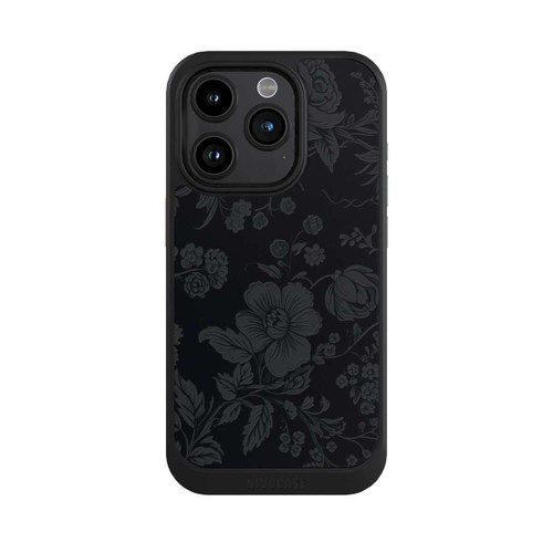Apple iPhone 15 Pro NIVOcore Dunkle Blumen Vintageoptik