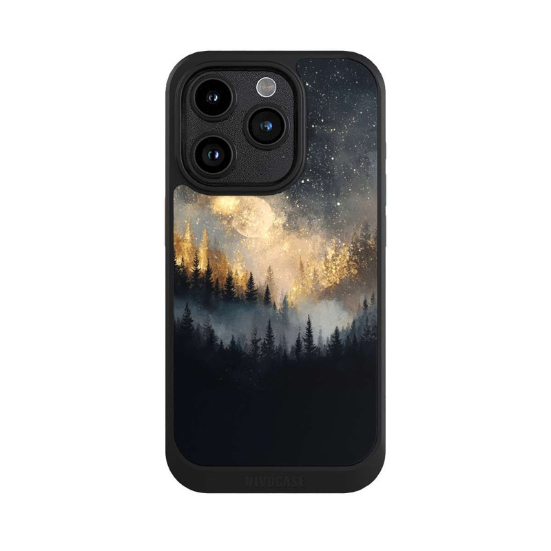 iPhone 15 Pro NIVOcore nächtlicher Wald