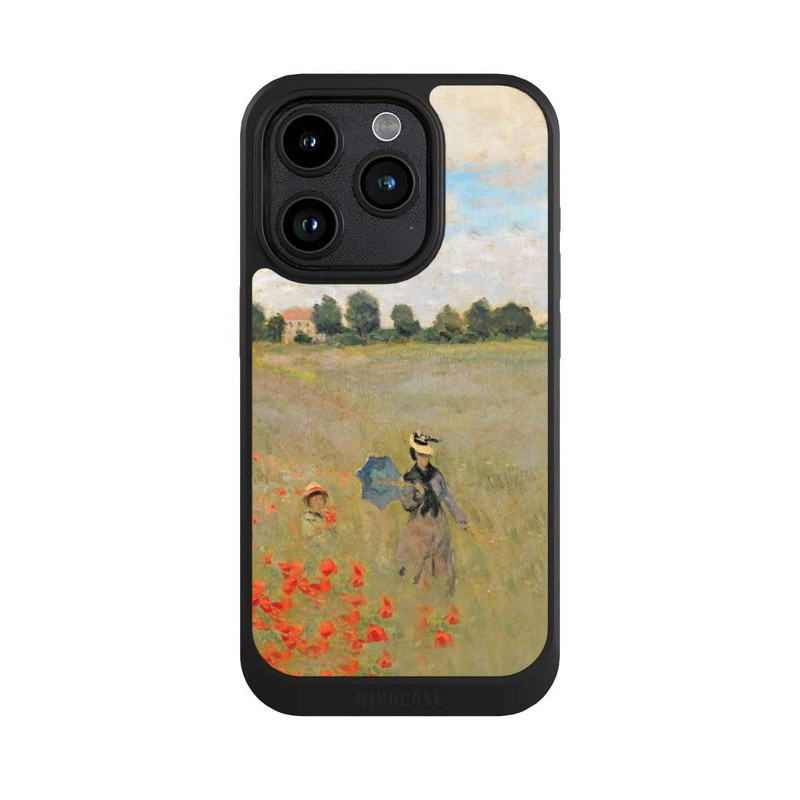 iPhone 15 Pro NIVOcore Poppy field near Argenteuil