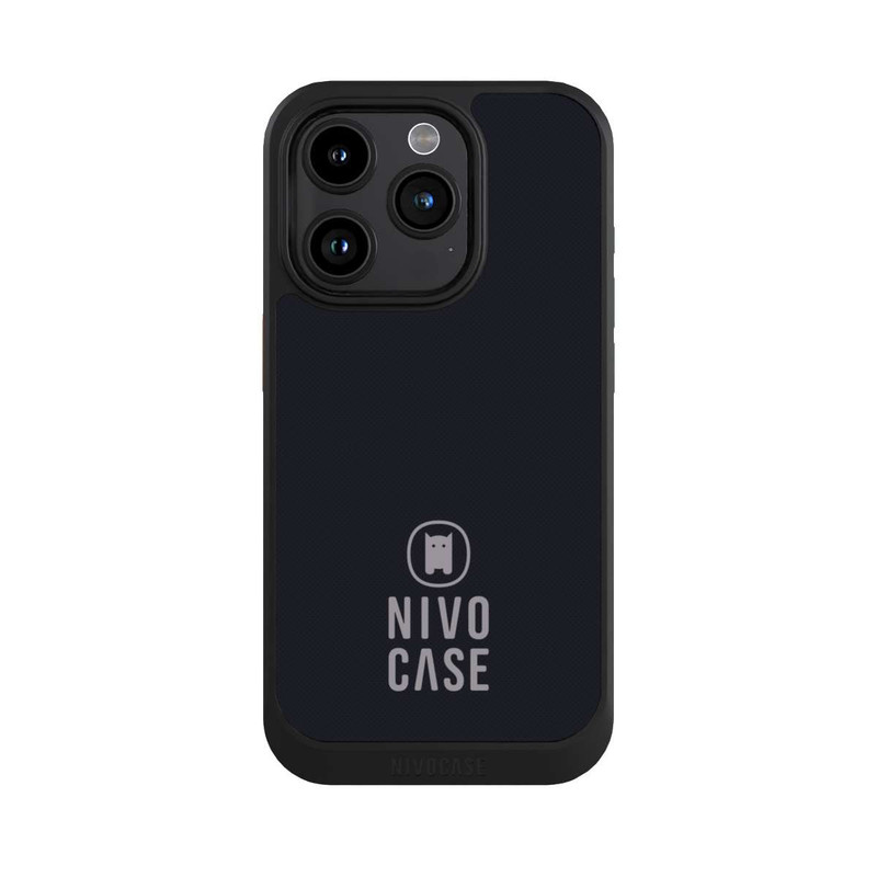 iPhone 15 Pro NIVOcore Nivocase Logo Black Grey