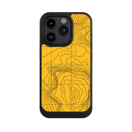 Apple iPhone 15 Pro NIVOcore Berg gelbe Linien