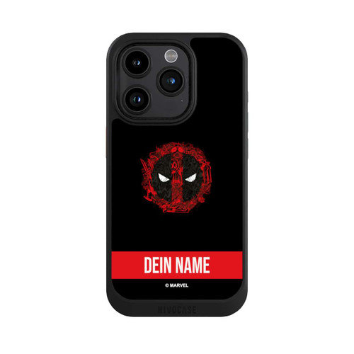 Apple iPhone 15 Pro NIVOcore Deadpool Logo personnalisable