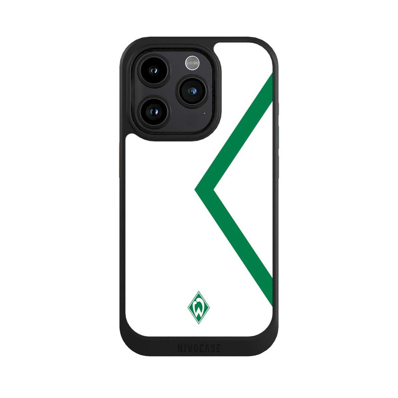iPhone 15 Pro NIVOcore Werder Bremen Rautenelement Grün