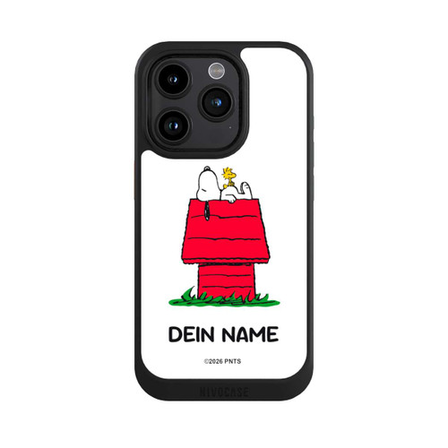 Apple iPhone 15 Pro NIVOcore Snoopy and Woodstock Classic Personnalisable