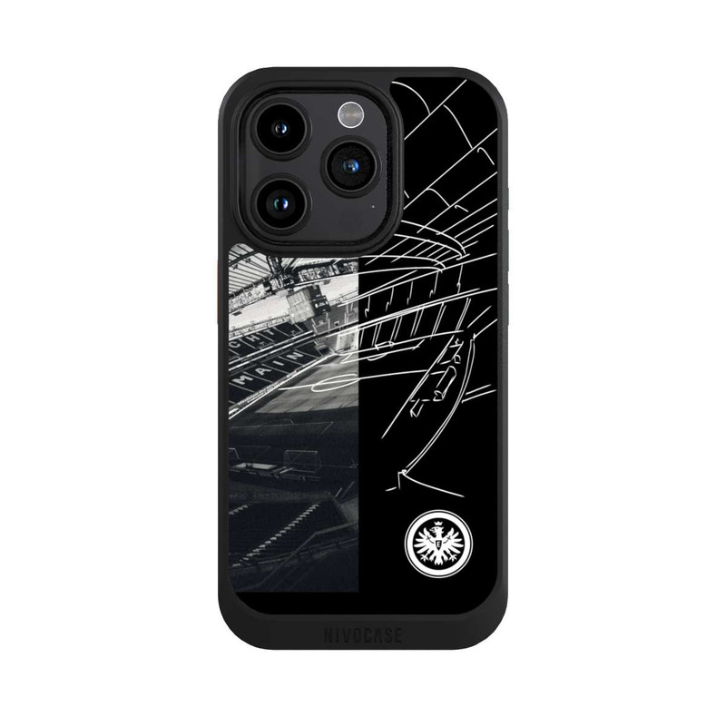 iPhone 15 Pro NIVOcore Eintracht Frankfurt Stadion Fotoskizze
