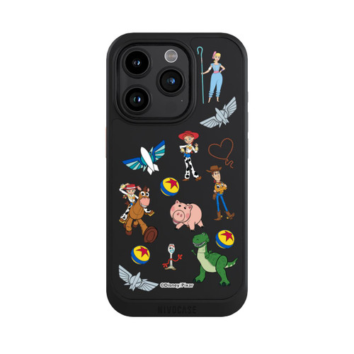 Apple iPhone 15 Pro NIVOcore Toy Story 5 Hero Toys Pattern Transparent