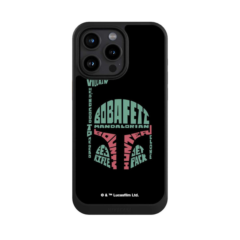 iPhone 15 Pro Max NIVOcore Boba Fett Typo Graphique