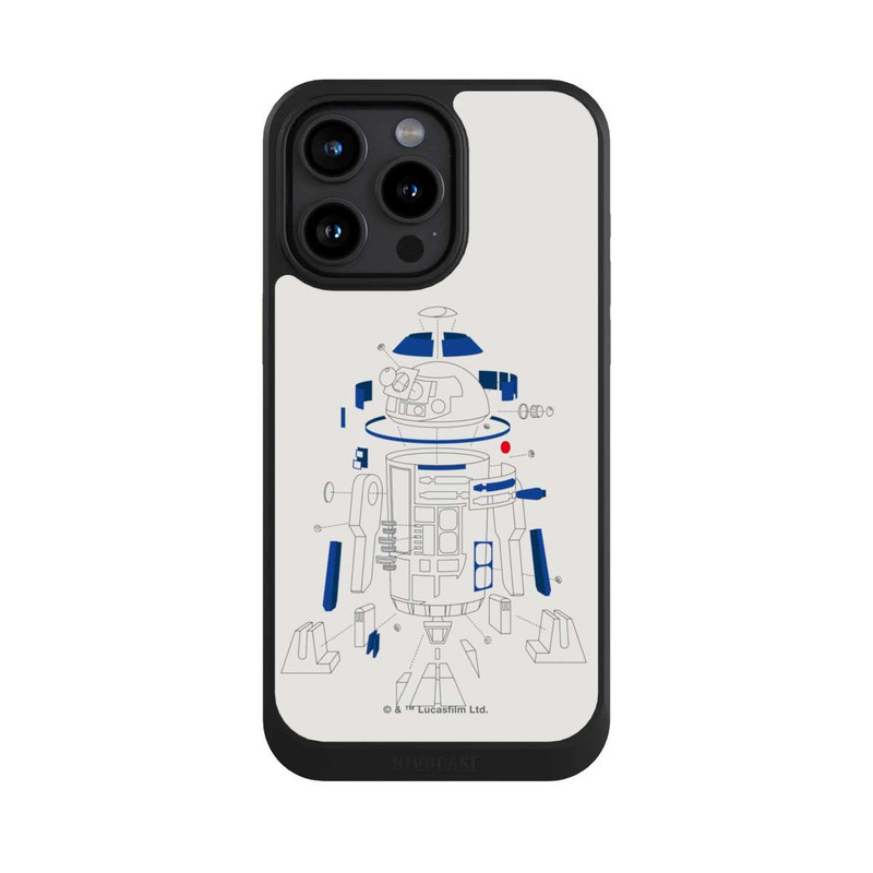 iPhone 15 Pro Max NIVOcore R2D2 Exploded Drawing - StarWars 8