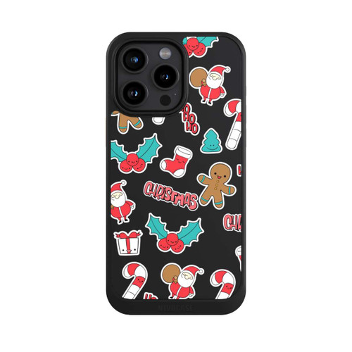 Apple iPhone 15 Pro Max NIVOcore Christmas Pattern transparent