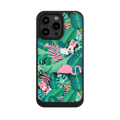 Apple iPhone 15 Pro Max NIVOcore Minnie Summer Palm Leaves Transparent