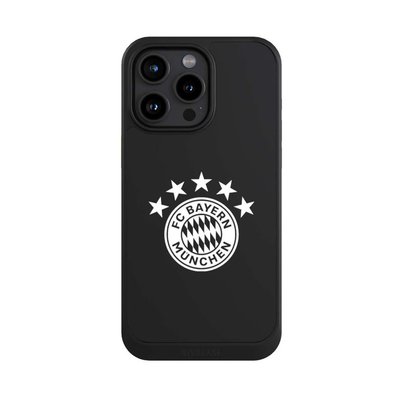 iPhone 15 Pro Max NIVOcore FCB Logo plain with stars - transparent