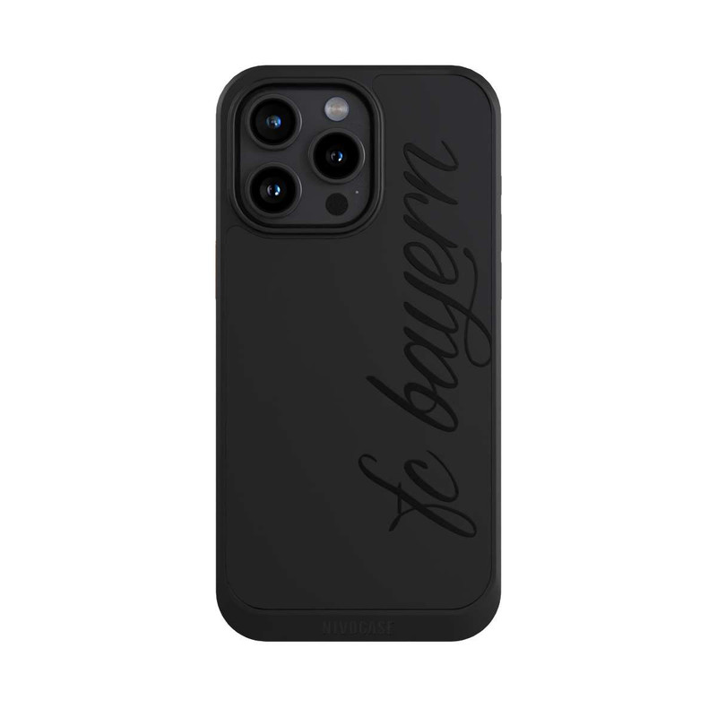 iPhone 15 Pro Max NIVOcore Schwarzes FCB Girlmotiv - ohne Hintergrund