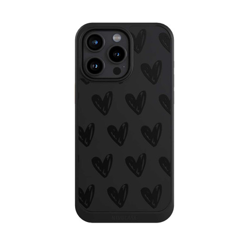 Apple iPhone 15 Pro Max NIVOcore Herzen Schwarz ohne Hintergrund