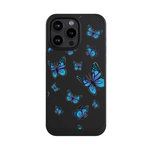 Apple iPhone 15 Pro Max NIVOcore Schmetterlingmuster Transparent