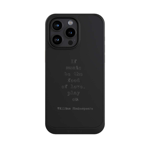 Apple iPhone 15 Pro Max NIVOcore Shakespeare Music Food Transparent
