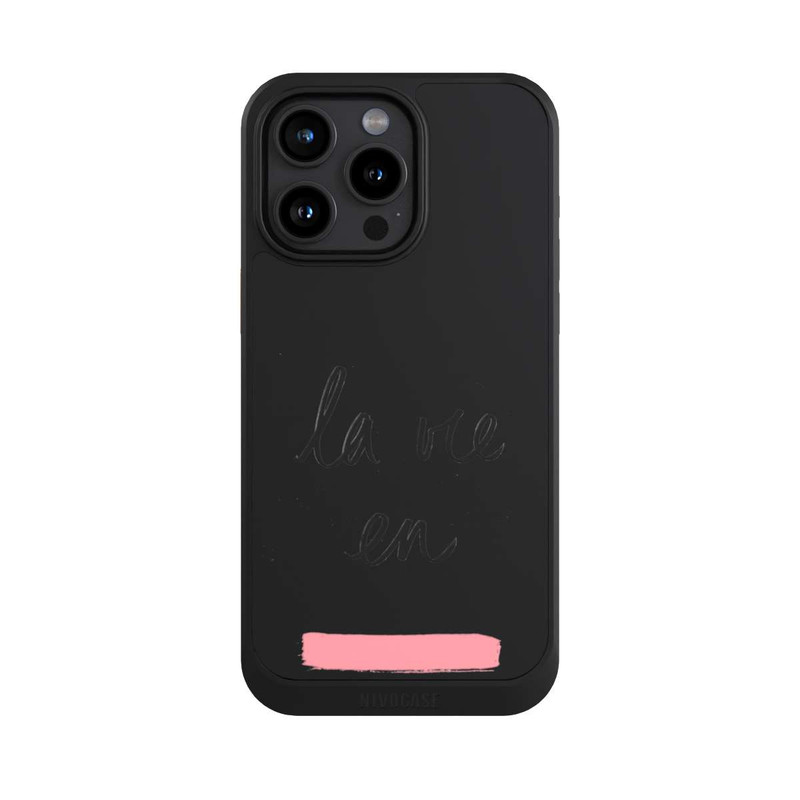 iPhone 15 Pro Max NIVOcore La vie en Rosa Transparent